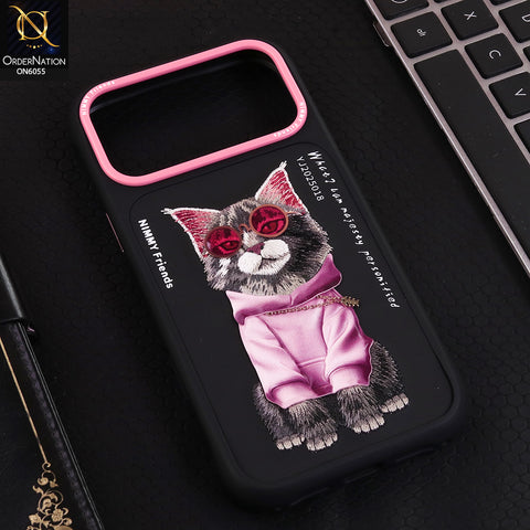 iPhone 17 Pro Max Cover - Design 10 - Nimmy Design Shockproof Phone Case with Embroidery Anti Slip Scratch Resistant Protective Cover