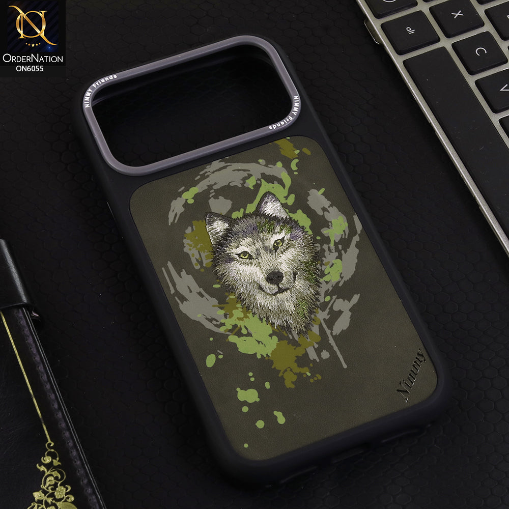 iPhone 17 Pro Max Cover - Design 12 - Nimmy Design Shockproof Phone Case with Embroidery Anti Slip Scratch Resistant Protective Cover