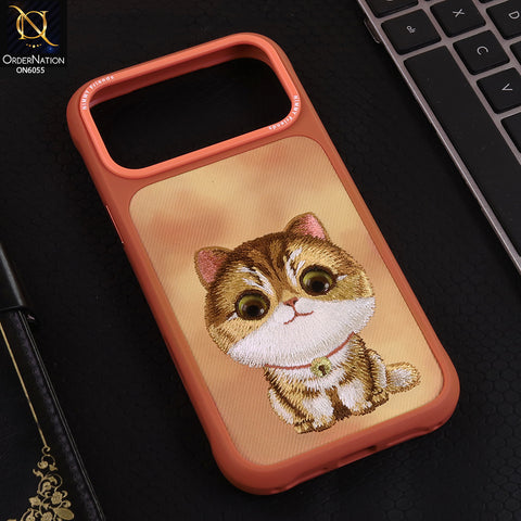 iPhone 17 Pro Max Cover - Design 5 - Nimmy Design Shockproof Phone Case with Embroidery Anti Slip Scratch Resistant Protective Cover