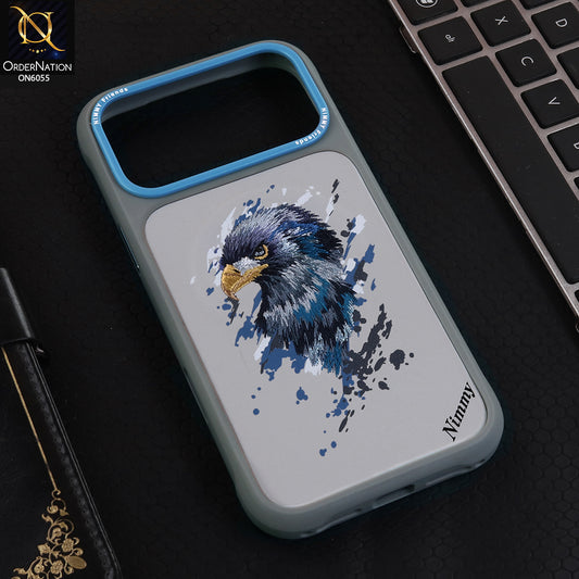 iPhone 17 Pro Max Cover - Design 8 - Nimmy Design Shockproof Phone Case with Embroidery Anti Slip Scratch Resistant Protective Cover