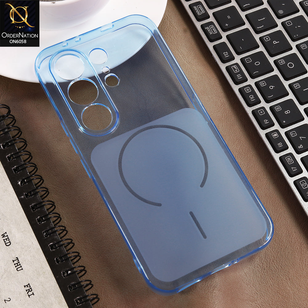 Tecno Camon 50 Pro 4G Cover - Blue - Premium Frosted Camera Guard Case