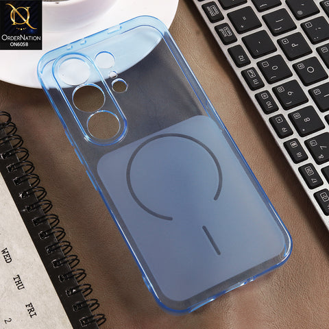 Tecno Camon 50 Pro 4G Cover - Blue - Premium Frosted Camera Guard Case