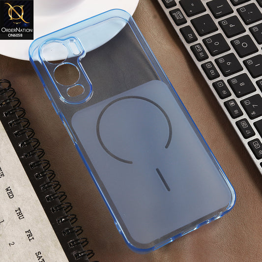 itel City 200 Cover - Blue - Premium Frosted Camera Guard Case