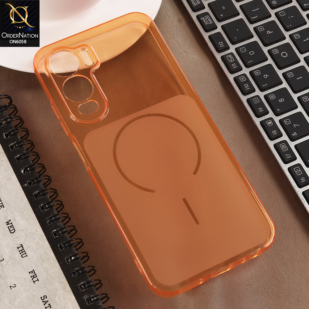 itel City 200 Cover - Orange - Premium Frosted Camera Guard Case