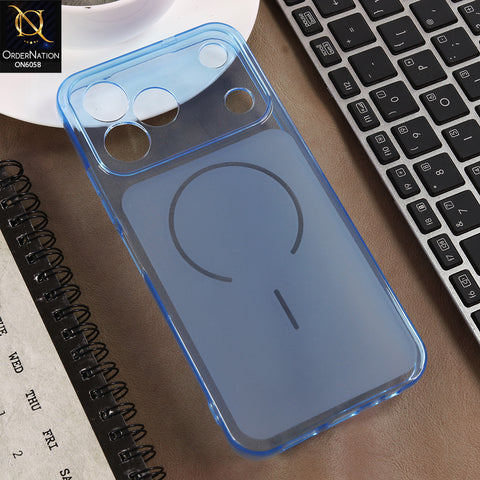 Tecno Spark 50 Cover - Blue - Premium Frosted Camera Guard Case