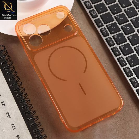 Tecno Spark 50 Cover - Orange - Premium Frosted Camera Guard Case