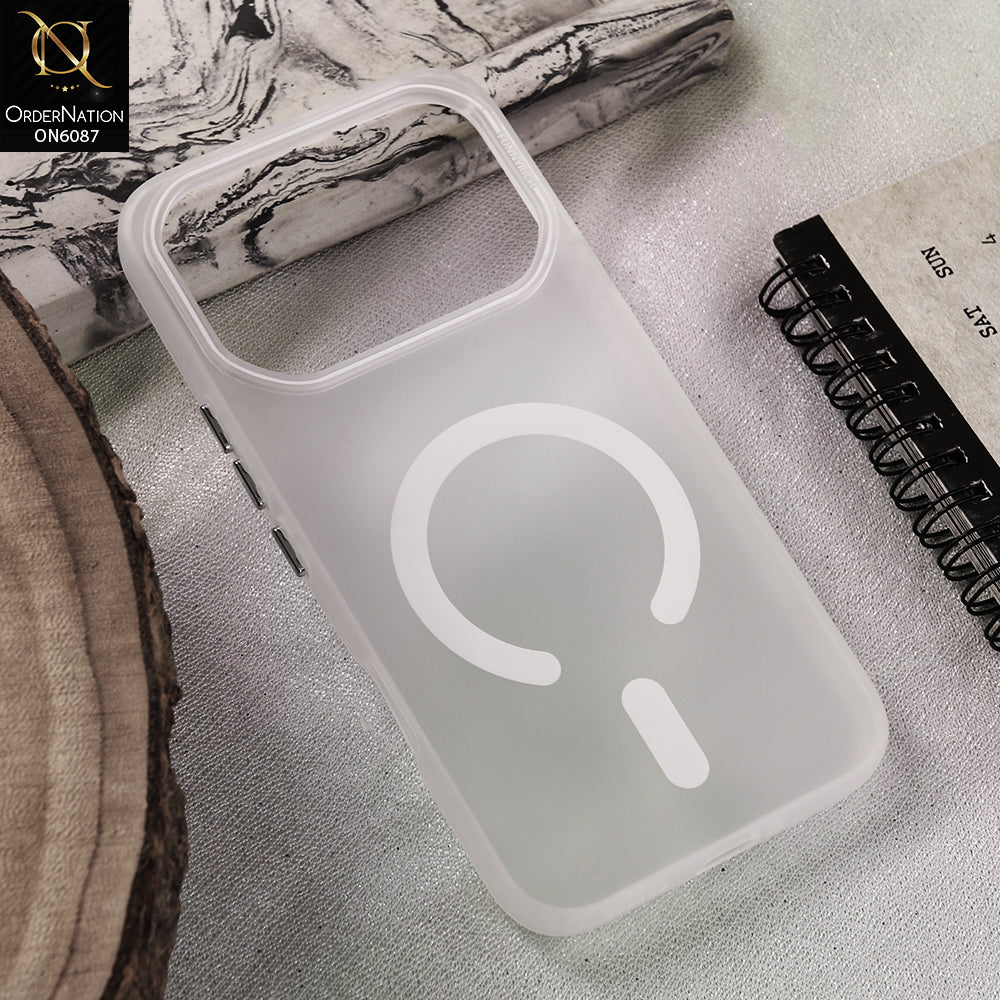 Infinix Note 60 Cover - White - Premium Deep Smoke Shockproof Case With White Edge