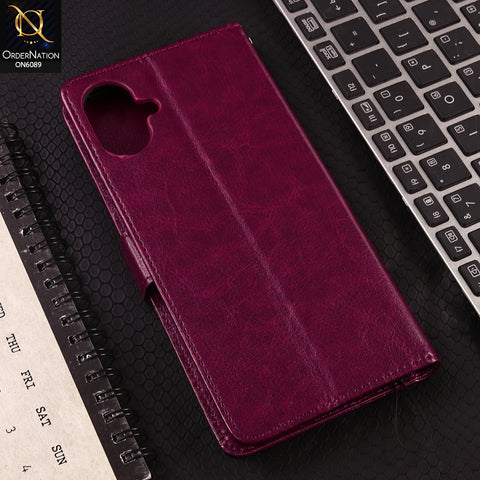 Samsung Galaxy M07 Cover - Red - SM Leather Magnetic Flip Cover with Card Holder & Stand Premium Wallet Case for Phone Protection