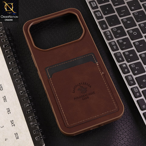Infinix Note 60 Cover - Dark Brown - Premium Leather Card Pocket Protective Case