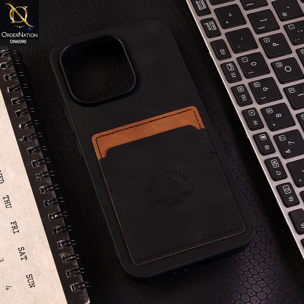 Vivo S50 Cover - Black - Premium Leather Card Pocket Protective Case