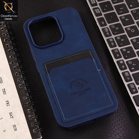 Vivo S50t Cover - Blue - Premium Leather Card Pocket Protective Case