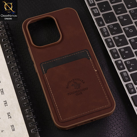 Vivo S50t Cover - Dark Brown - Premium Leather Card Pocket Protective Case