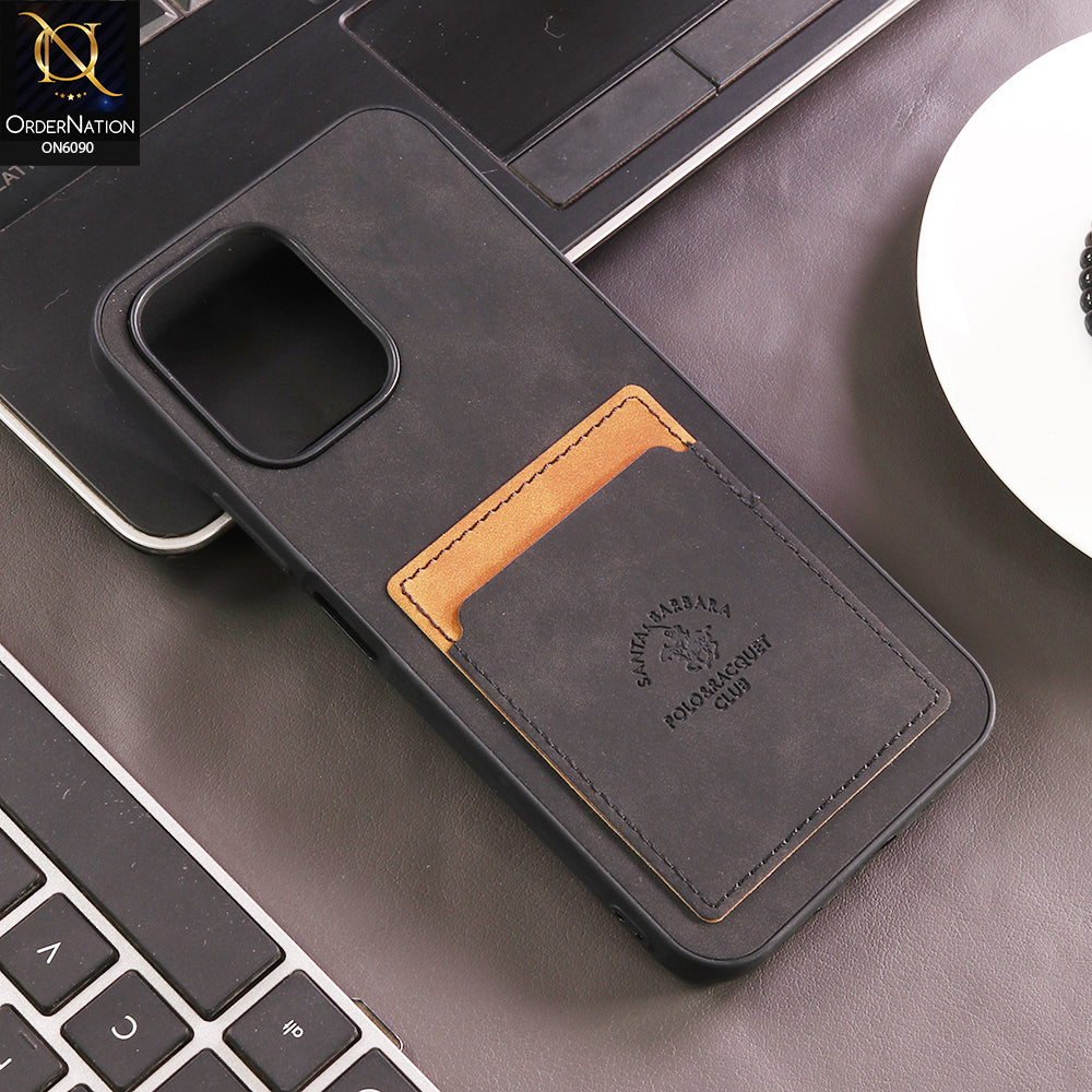 Vivo Y51 Pro Cover - Black - Premium Leather Card Pocket Protective Case