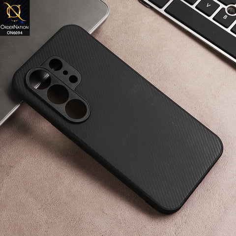Tecno Camon 50 4G Cover - Black - New Deluxe High Quality Matte Soft Tpu Carbon Fiber Texture Case