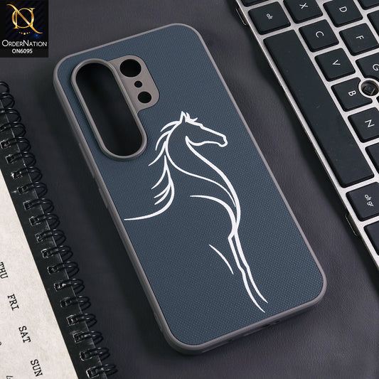 Tecno Camon 50 Ultra Cover - Gray - Premium Textured Matte Phone Case with Minimalist Artistic Line Design