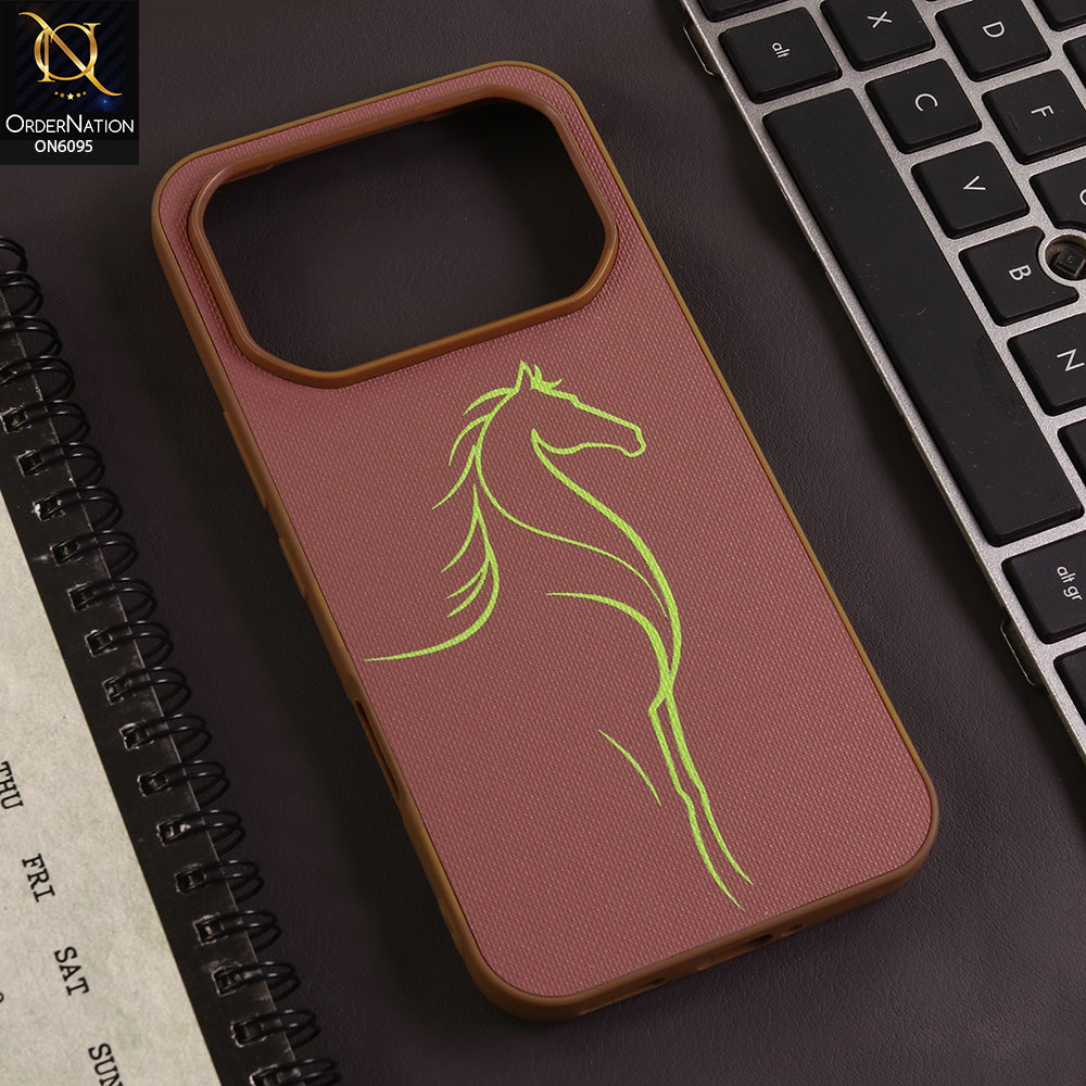 Infinix Note 60 Pro Cover - Orange - Premium Textured Matte Phone Case with Minimalist Artistic Line Design