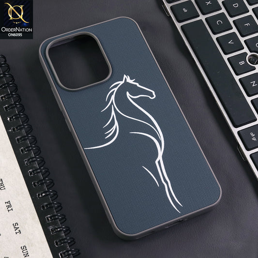 Oppo Reno 15F Cover - Gray - Premium Textured Matte Phone Case with Minimalist Artistic Line Design