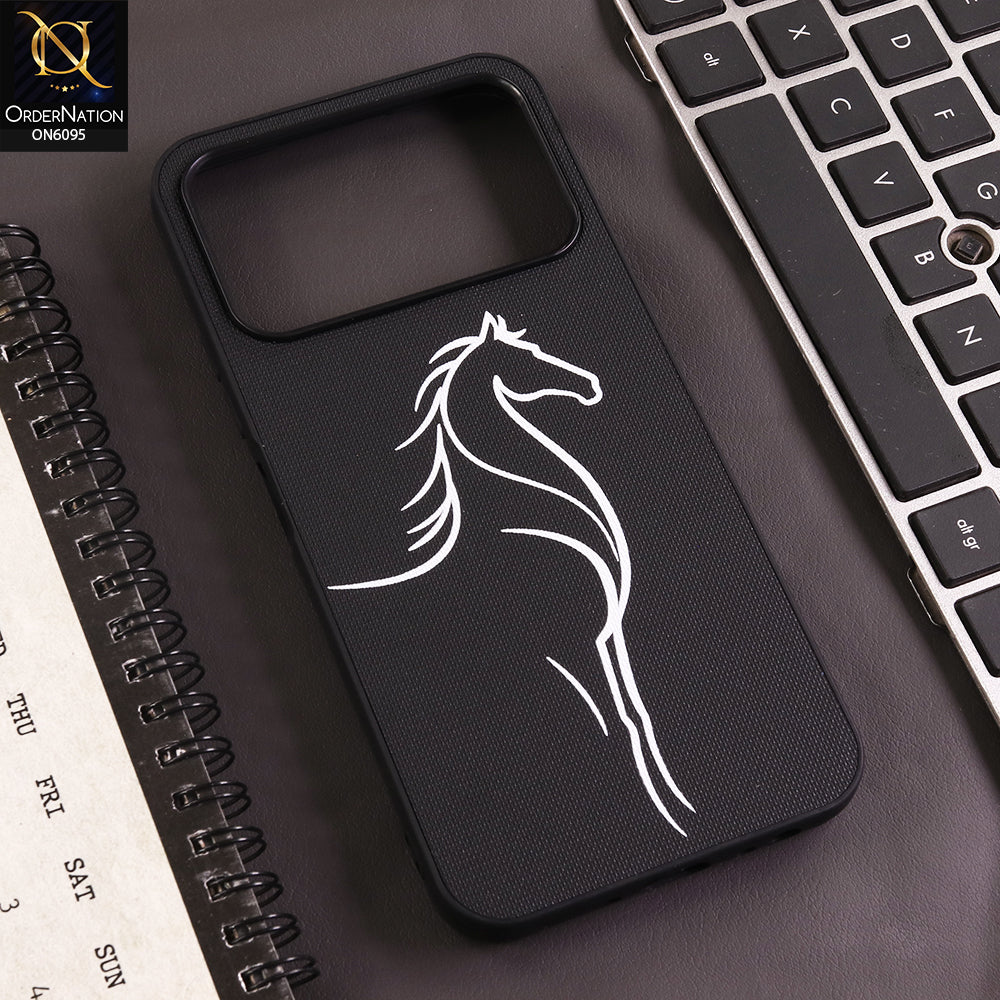 Tecno Spark 50 4G Cover - Black - Premium Textured Matte Phone Case with Minimalist Artistic Line Design