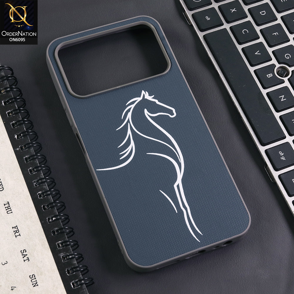Tecno Spark 50 4G Cover - Gray - Premium Textured Matte Phone Case with Minimalist Artistic Line Design
