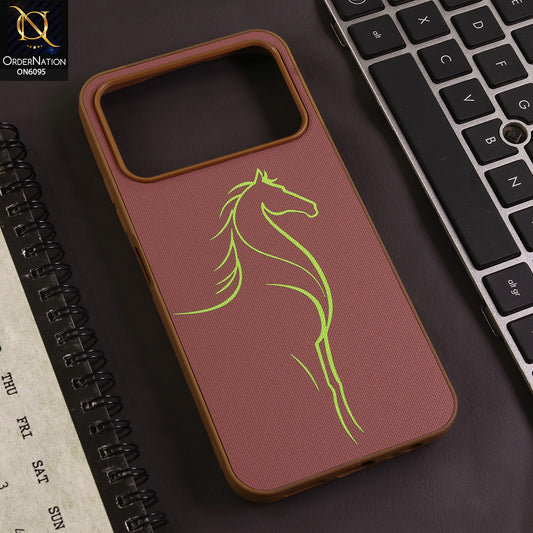 Tecno Spark 50 4G Cover - Orange - Premium Textured Matte Phone Case with Minimalist Artistic Line Design
