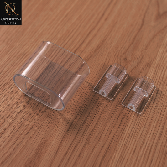Charger Protector Cover - Transparent -Customized 20W Power Adapter Charger Protective Case for Apple UV Printed Clear TPU Cover Cable Protector