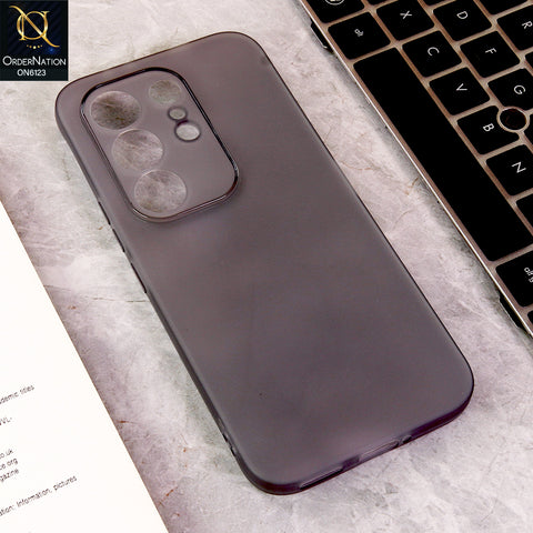 Tecno Camon 50 4G Cover - Black - Luxury Slim Fit Frosted Smoke Matte Back Cover