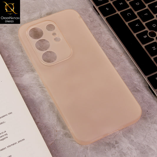 Tecno Camon 50 4G Cover - Peach - Luxury Slim Fit Frosted Smoke Matte Back Cover