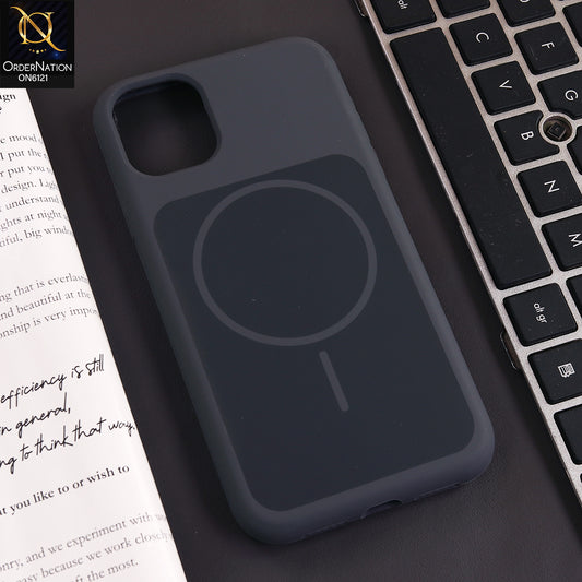 iPhone 11 Cover - Gray - Premium Magnetic Frosted Matte Phone Case with Shockproof Protection & Wireless Charging Compatible