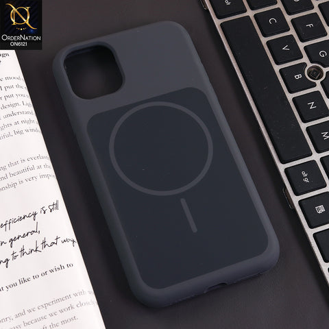 iPhone 11 Cover - Gray - Premium Magnetic Frosted Matte Phone Case with Shockproof Protection & Wireless Charging Compatible