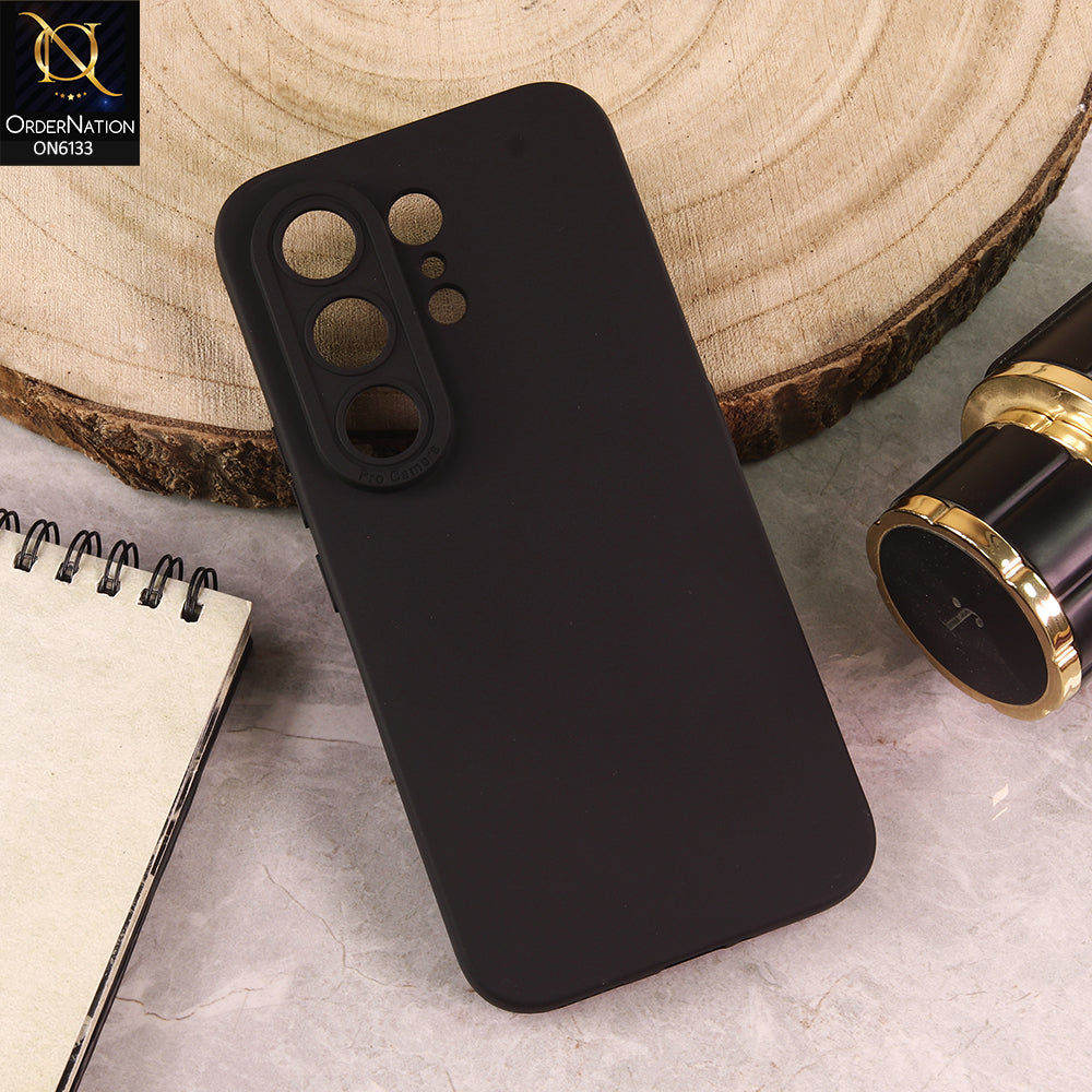 Tecno Camon 50 Ultra Cover - Black - Premium Liquid Silicone Phone Case with Camera Protection