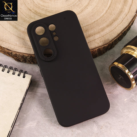 Tecno Camon 50 Ultra Cover - Black - Premium Liquid Silicone Phone Case with Camera Protection