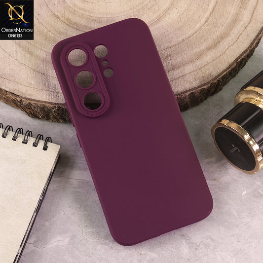Tecno Camon 50 4G Cover - Maroon - Premium Liquid Silicone Phone Case with Camera Protection