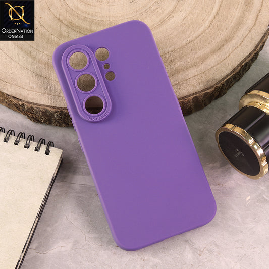 Tecno Camon 50 4G Cover - Purple - Premium Liquid Silicone Phone Case with Camera Protection