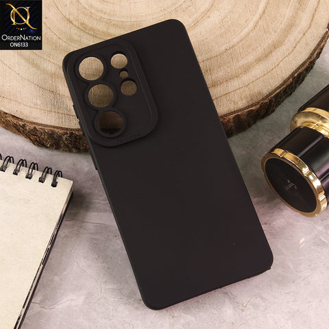 Samsung Galaxy S26 Ultra Cover - Black - Premium Liquid Silicone Phone Case with Camera Protection
