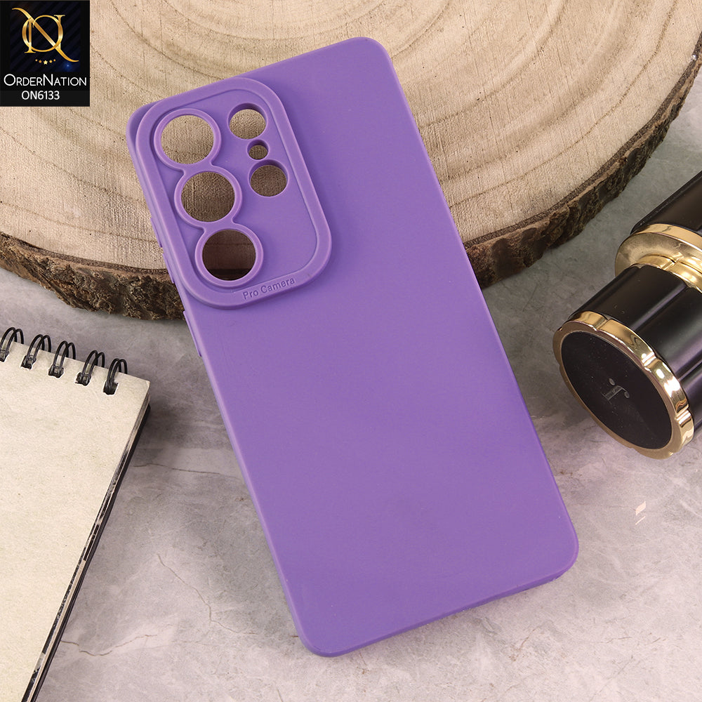 Samsung Galaxy S26 Ultra Cover - Purple - Premium Liquid Silicone Phone Case with Camera Protection
