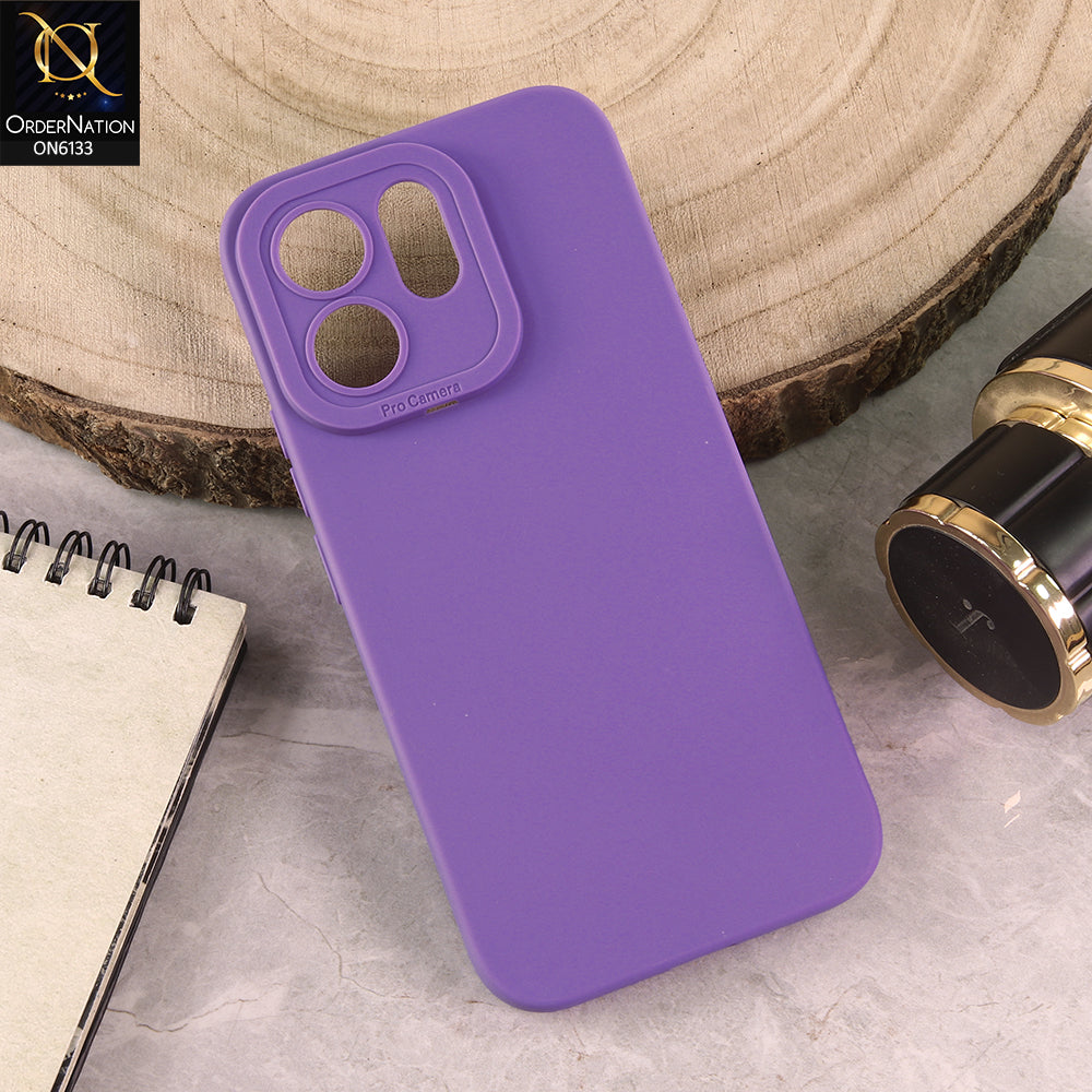 Vivo S50 Cover - Purple - Premium Liquid Silicone Phone Case with Camera Protection