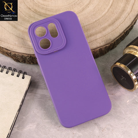 Vivo S50 Cover - Purple - Premium Liquid Silicone Phone Case with Camera Protection