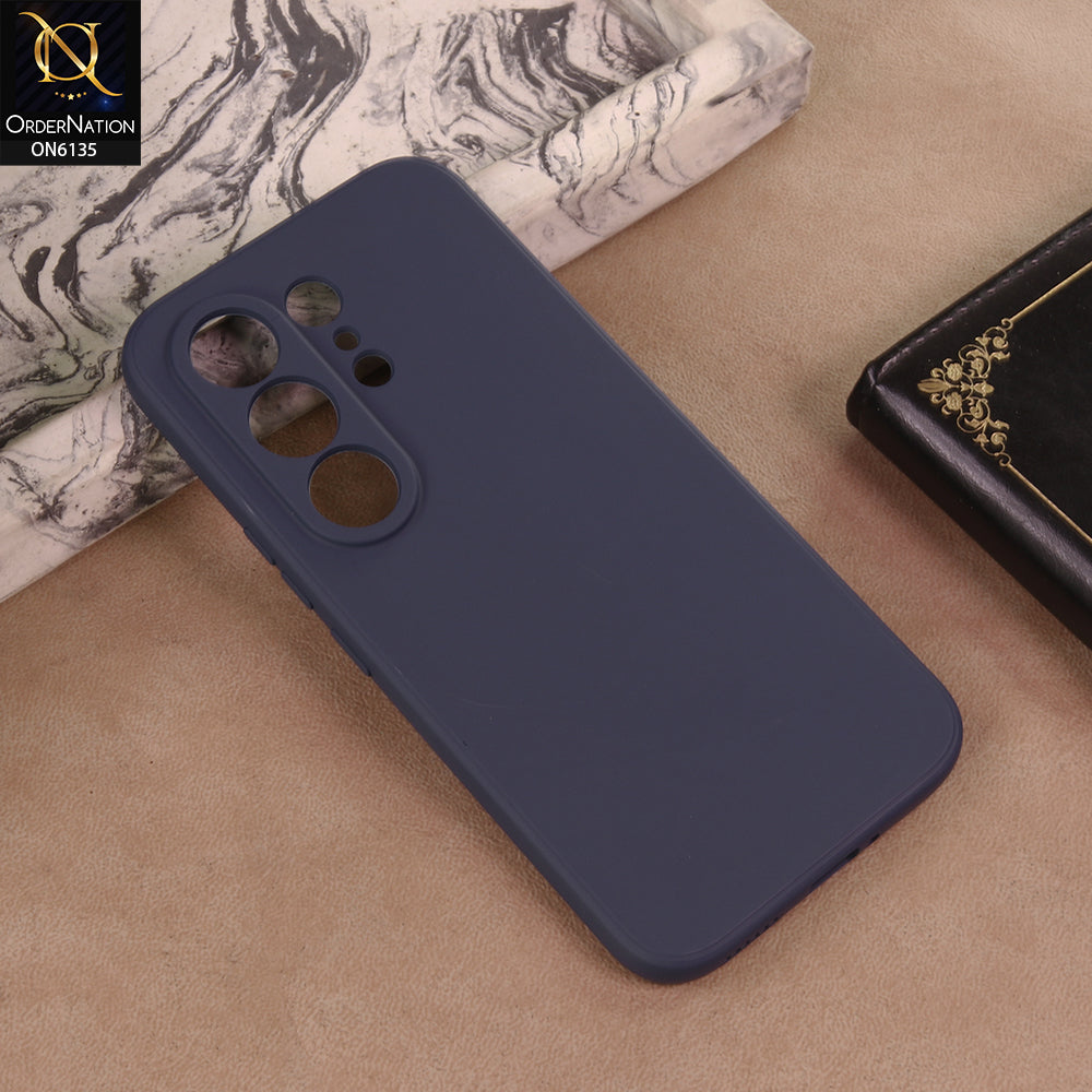Tecno Camon 50 Pro 4G Cover - Blue - New Premium Matte Black Silicon Cover – Sleek Protective Phone Case