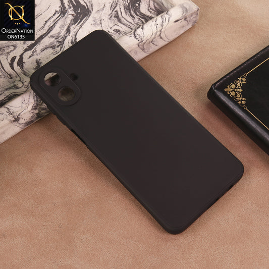 Samsung Galaxy F07 Cover - Black - New Premium Matte Black Silicon Cover – Sleek Protective Phone Case