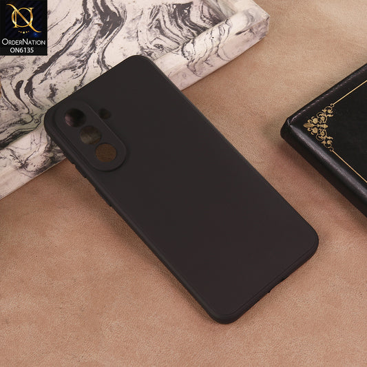Samsung Galaxy A57 Cover - Black - New Premium Matte Black Silicon Cover – Sleek Protective Phone Case