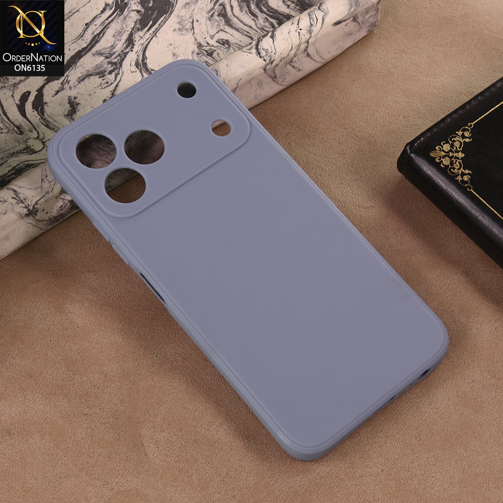 Tecno Spark 50 4G Cover - Gray - New Premium Matte Black Silicon Cover – Sleek Protective Phone Case