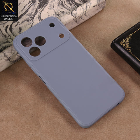 Tecno Spark 50 4G Cover - Gray - New Premium Matte Black Silicon Cover – Sleek Protective Phone Case