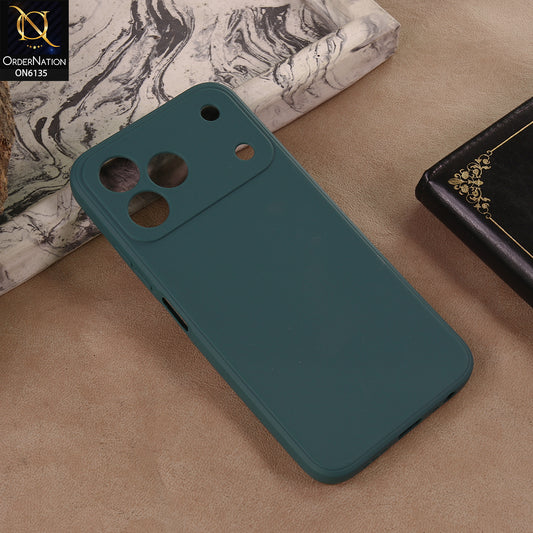Tecno Spark 50 4G Cover - Green - New Premium Matte Black Silicon Cover – Sleek Protective Phone Case
