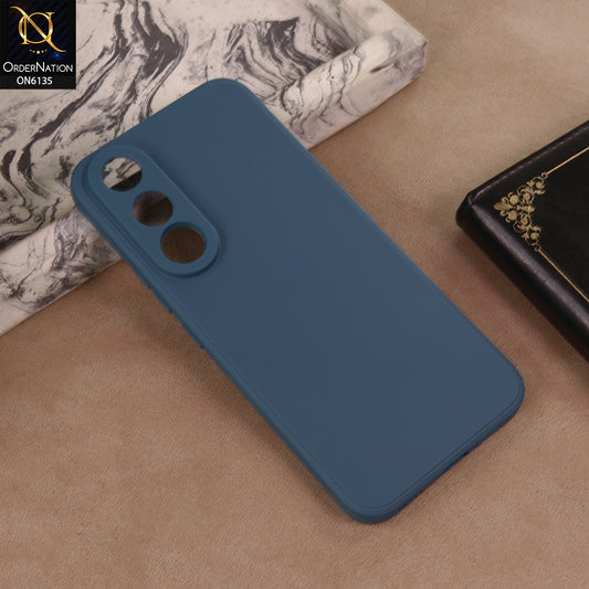Vivo V70 FE Cover - Blue - New Premium Matte Black Silicon Cover – Sleek Protective Phone Case