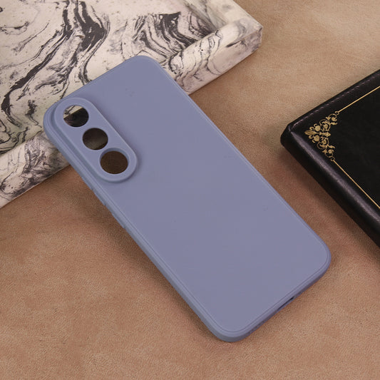 Vivo V70 FE Cover - Gray - New Premium Matte Black Silicon Cover – Sleek Protective Phone Case