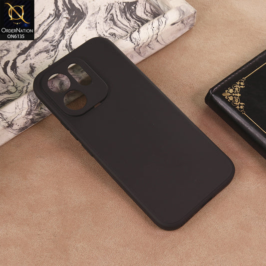 vivo S50t Cover - Black - New Premium Matte Black Silicon Cover – Sleek Protective Phone Case