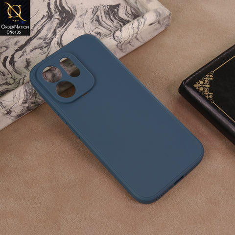 Vivo S50 Cover - Blue - New Premium Matte Black Silicon Cover – Sleek Protective Phone Case
