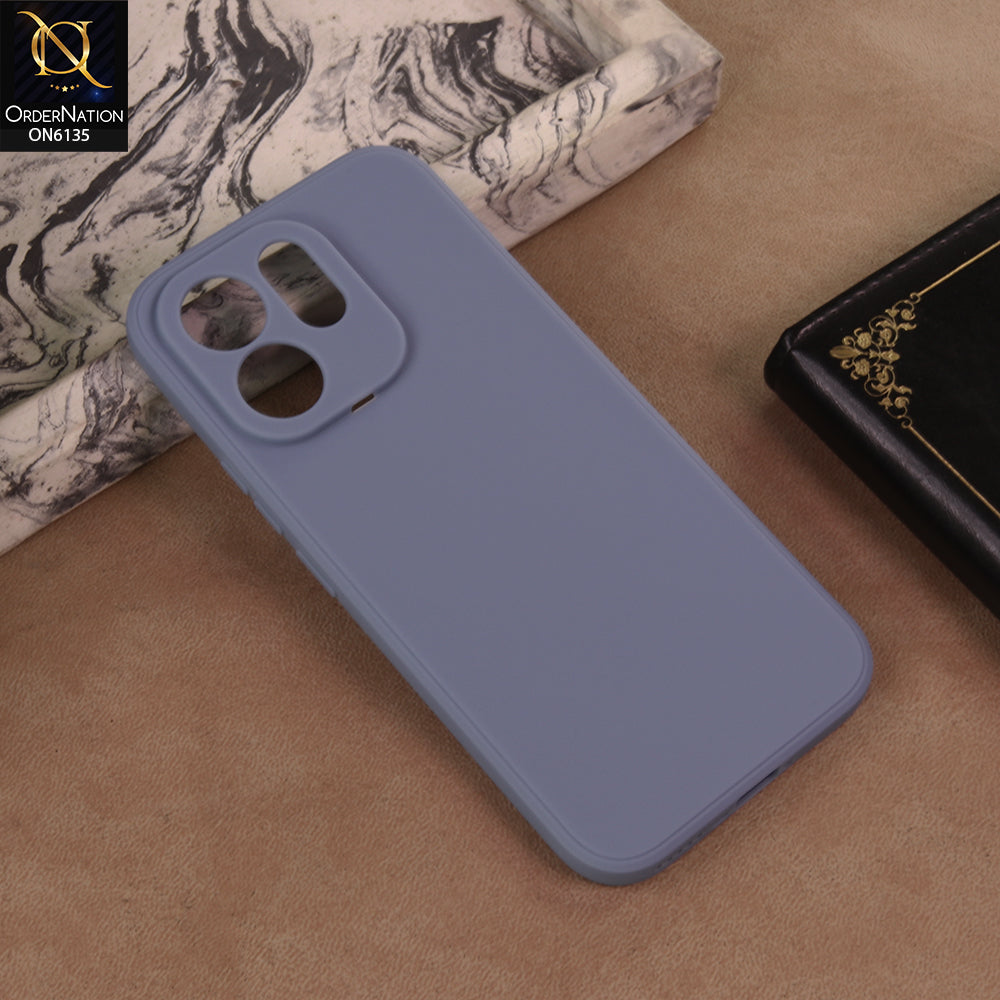 Vivo V70 Cover - Gray - New Premium Matte Black Silicon Cover – Sleek Protective Phone Case