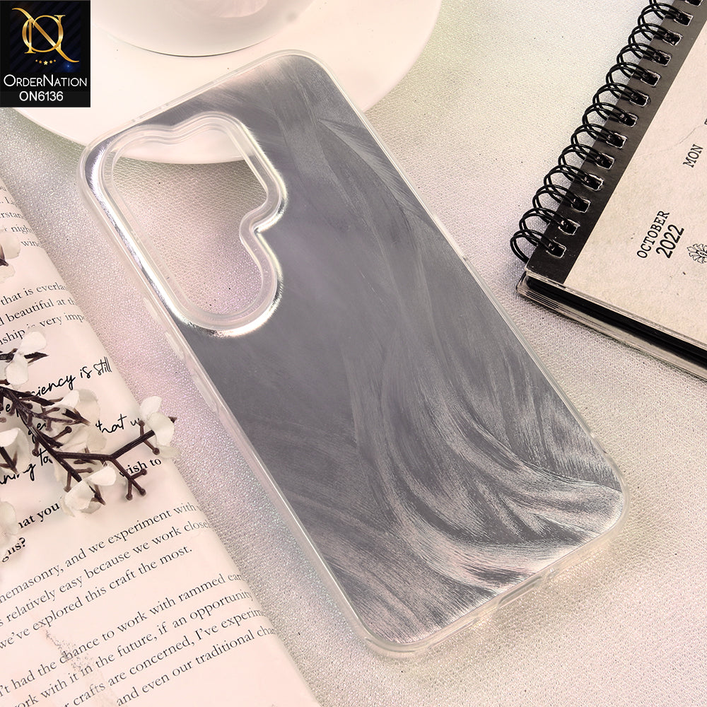 Tecno Camon 50 Pro 4G Cover - Silver - Premium Iridescent Frosted Protective Phone Case