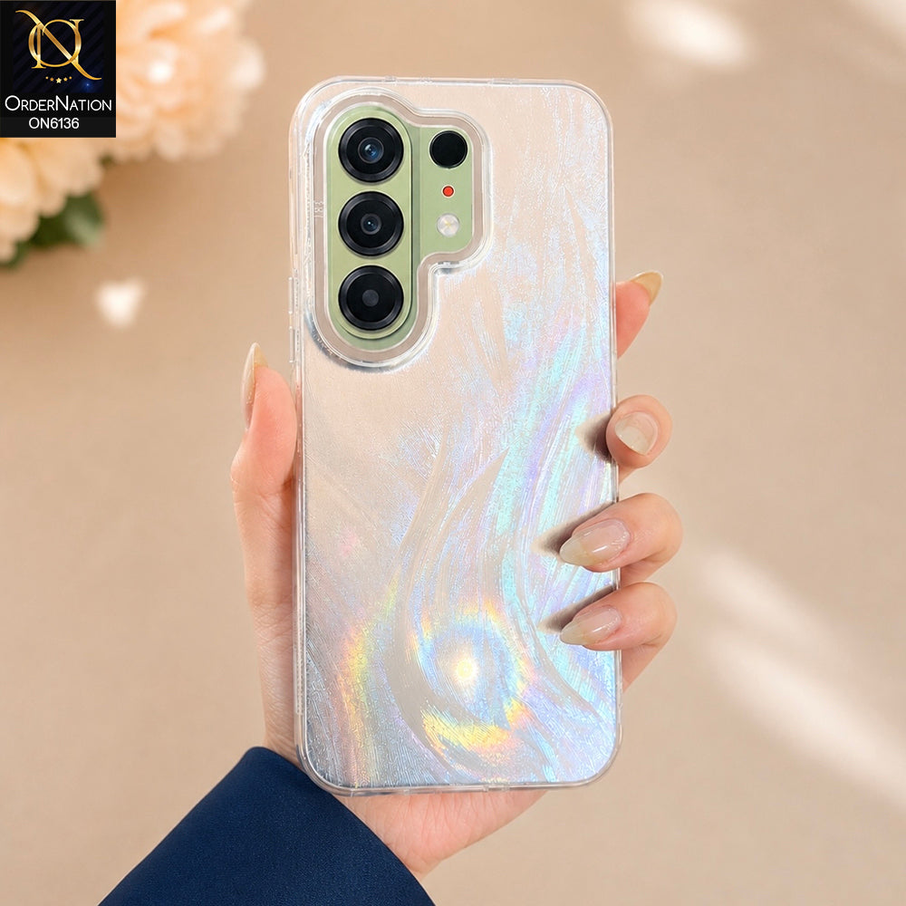 Tecno Camon 50 4G Cover - Silver - Premium Iridescent Frosted Protective Phone Case